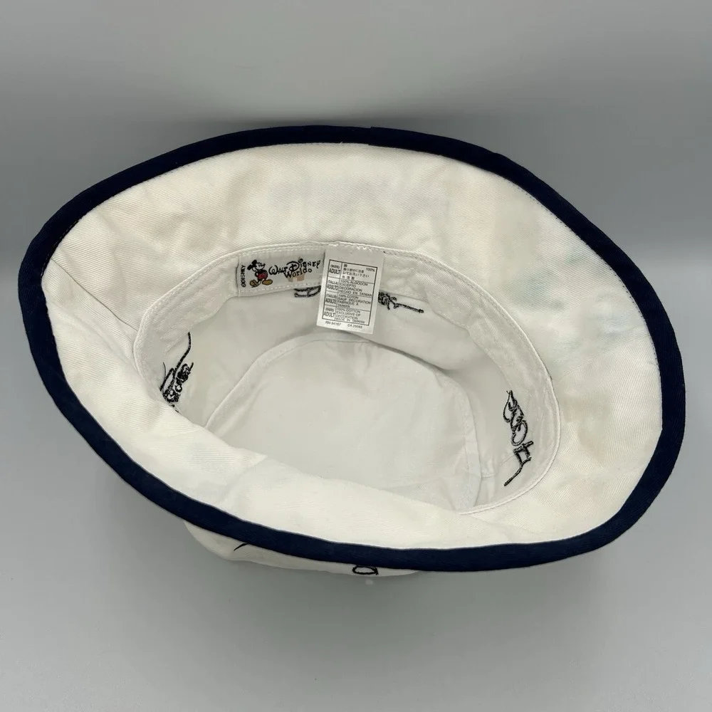 WALT DISNEY WORLD Bucket Hat Mickey Minnie‎ Pluto Goofy Donald Y2K